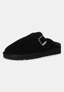 Answear.LAB papuci din piele intoarsa culoarea negru imagine