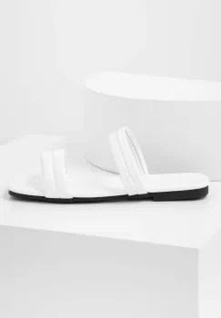 Answear Lab papuci femei, culoarea alb imagine