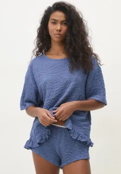 Answear Lab pijama femei, culoarea albastru marin imagine
