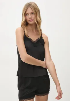 Answear Lab pijama femei, culoarea negru imagine