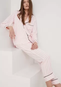 Answear Lab pijama femei, culoarea roz imagine