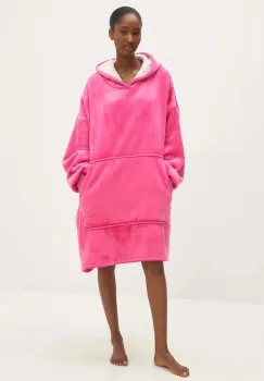 Answear Lab pijama femei, culoarea roz imagine