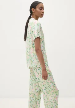 Answear Lab pijama femei, culoarea verde imagine