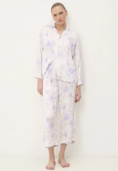 Answear Lab pijama femei, culoarea violet imagine