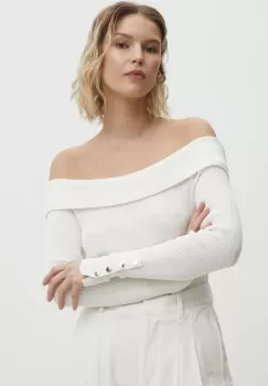 Answear Lab pulover culoarea alb imagine