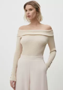 Answear Lab pulover culoarea bej imagine