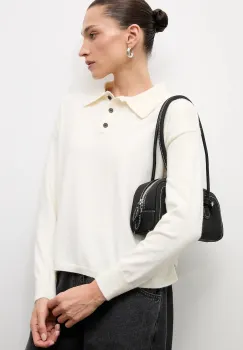 Answear.LAB pulover de casmir culoarea bej imagine