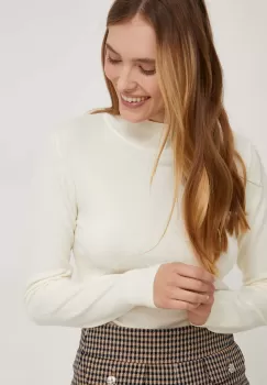 Answear Lab pulover de casmir culoarea bej, light imagine