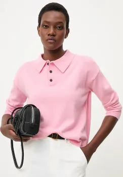 Answear.LAB pulover de casmir culoarea roz imagine