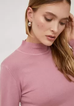 Answear Lab pulover de casmir culoarea roz, light imagine