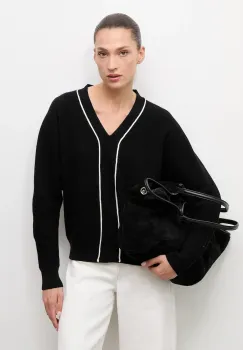 Answear.LAB pulover de casmir si matase culoarea negru imagine