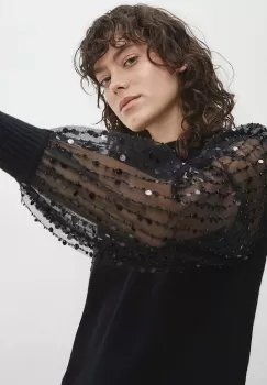 Answear Lab pulover de dama, culoarea negru imagine