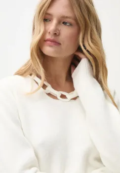 Answear Lab pulover de lana culoarea bej imagine