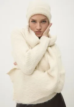 Answear Lab pulover de lana culoarea bej imagine