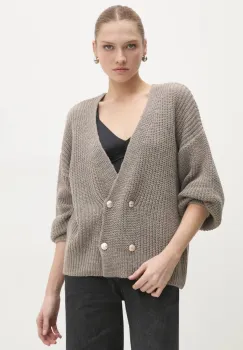 Answear Lab pulover de lana culoarea bej, calduros imagine