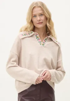 Answear Lab pulover de lana culoarea bej, light imagine