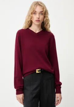 Answear.LAB pulover de lana culoarea bordo, light imagine