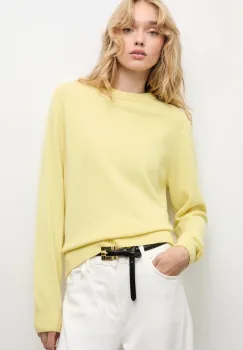 Answear.LAB pulover de lana culoarea galben, light imagine
