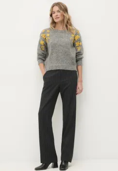 Answear Lab pulover de lana culoarea gri imagine