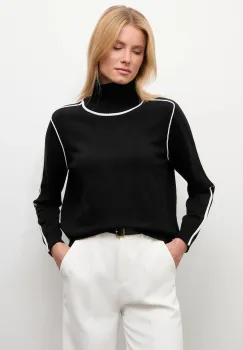 Answear.LAB pulover de lana culoarea negru imagine