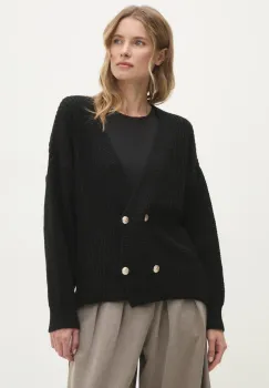 Answear Lab pulover de lana culoarea negru, calduros imagine