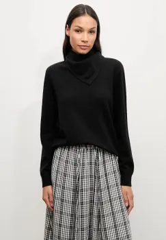Answear.LAB pulover de lana culoarea negru, light imagine