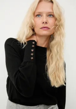 Answear.LAB pulover de lana culoarea negru, light imagine