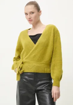 Answear Lab pulover de lana culoarea verde imagine