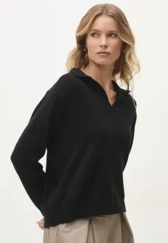 Answear Lab pulover de lana femei, culoarea negru, light imagine