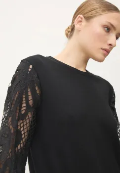 Answear Lab pulover din amestec de lana femei, culoarea negru, light imagine