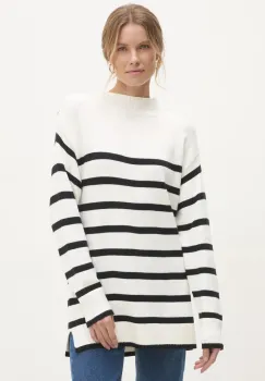 Answear Lab pulover femei, culoarea alb imagine