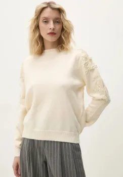 Answear Lab pulover femei, culoarea bej imagine