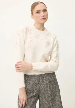 Answear Lab pulover femei, culoarea bej imagine