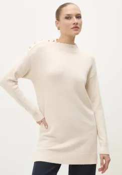 Answear Lab pulover femei, culoarea bej, light, cu turtleneck imagine