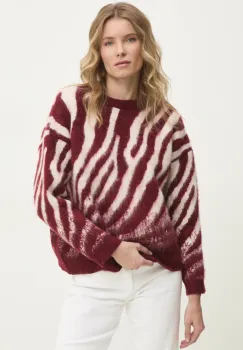 Answear Lab pulover femei, culoarea bordo, calduros imagine