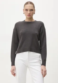 Answear Lab pulover femei, culoarea gri, light imagine