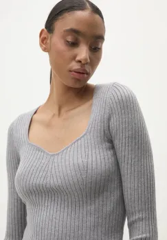 Answear Lab pulover femei, culoarea gri, light imagine