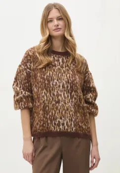 Answear Lab pulover femei, culoarea maro imagine