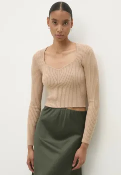 Answear Lab pulover femei, culoarea maro, light imagine