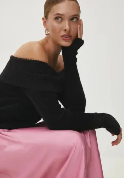 Answear Lab pulover femei, culoarea negru imagine