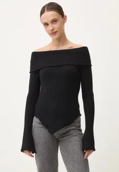 Answear Lab pulover femei, culoarea negru, light imagine