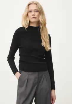 Answear Lab pulover femei, culoarea negru, light, cu turtleneck imagine