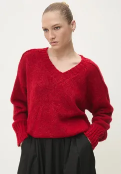 Answear Lab pulover femei, culoarea rosu imagine