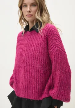 Answear Lab pulover femei, culoarea roz imagine