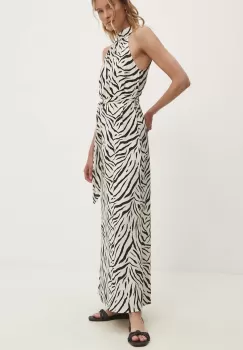 Answear Lab rochie culoarea alb, maxi, evazati imagine