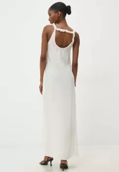 Answear Lab rochie culoarea alb, maxi, evazati imagine