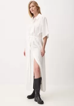 Answear Lab rochie culoarea alb, maxi, evazati imagine