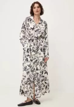 Answear Lab rochie culoarea alb, maxi, evazati imagine