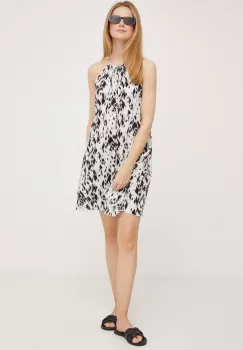 Answear Lab rochie culoarea alb, maxi, evazati imagine