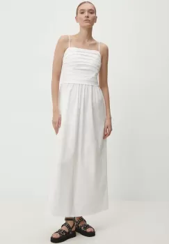 Answear Lab rochie culoarea alb, maxi, evazati imagine